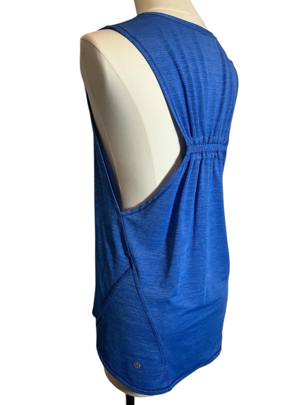 Lululemon In A Cinch Tank Heathered Pipe Dream Blue Size 4 - Picture 4 of 6